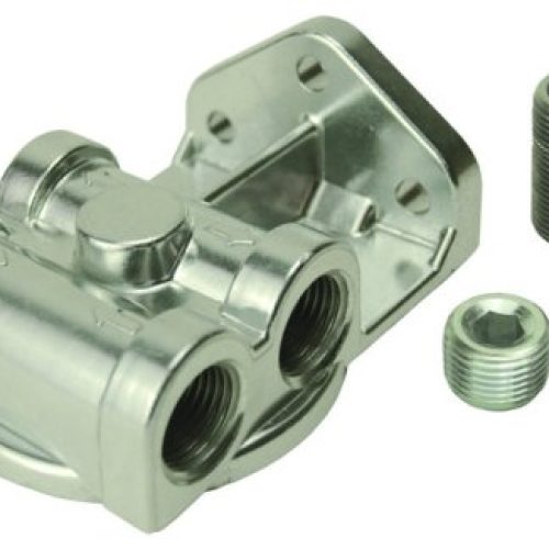 OIL FILTER MOUNT, 3/4″-16     1/2″ NPT SINGLE SIDE PORTS