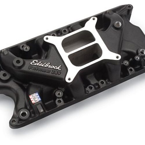 PERFORMER 289 MANIFOLD BLACK  FORD 289W 302W SQ/BORE INTAKE