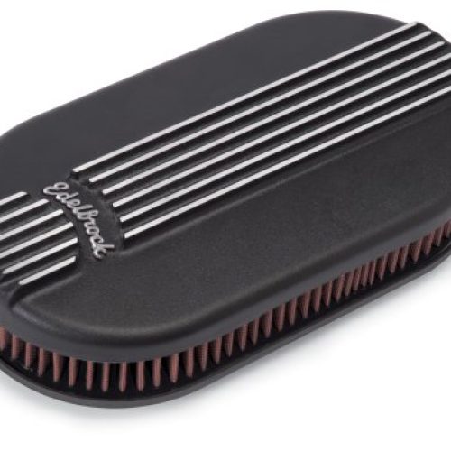 CLASSIC SERIES AIR CLEANER SMALL OVAL BLACK SGL 4BBL