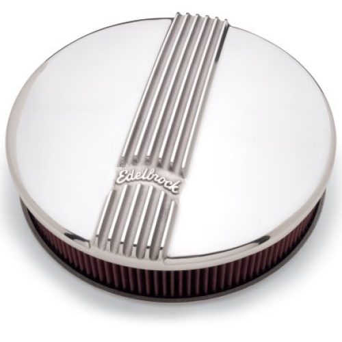 CLASSIC SERIES AIR CLEANER ROUND POLISHED SGL 4BBL