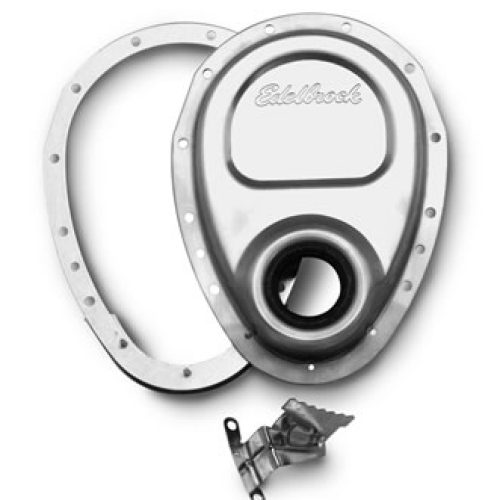 SB CHEV 2 PIECE TIMING COVER  STAMPED ALUMINIUM