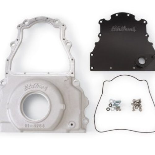 2-PIECE TIMING COVER CHEV LS2 LS7, SINGLE ROW CHAIN ONLY