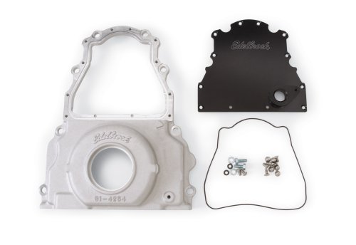 2-PIECE TIMING COVER CHEV LS2 LS7, SINGLE ROW CHAIN ONLY