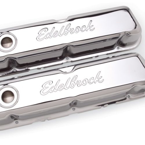 SIGNATURE SERIES VALVE COVERS SBF TALL, CHROME