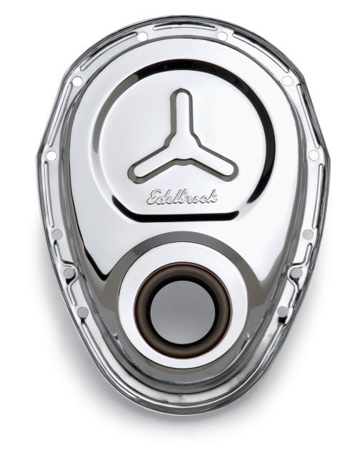 CHROME TIMING COVER SB CHEV REINFORCED PLATE FOR STRENGTH
