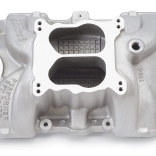 PERFORMER RPM MANIFOLD SBC CHEVROLET QUADRAJET INTAKE