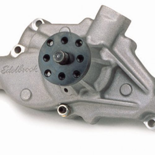 SB CHEV SHORT SATIN ALLOY WATER PUMP HI PERF SBC