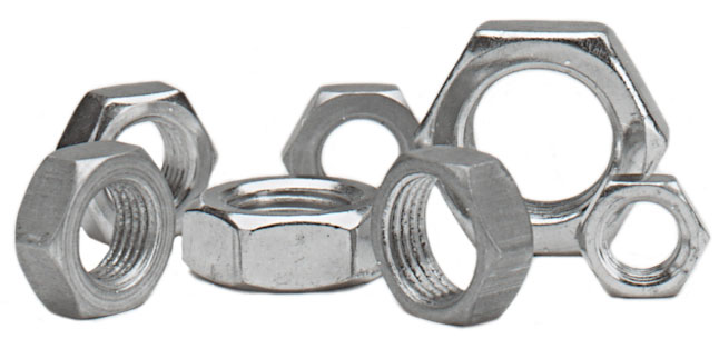 JAM NUT STEEL 10/32 LH 3/8 HEX