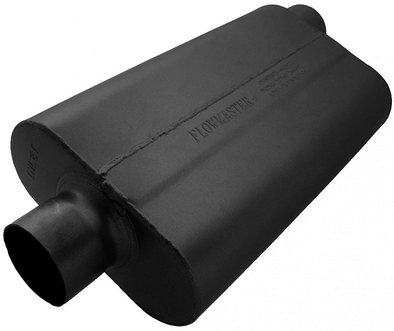 50 SERIES DELTA FLOW MUFFLER 3.00" CENTRE IN / OFFSET OUT
