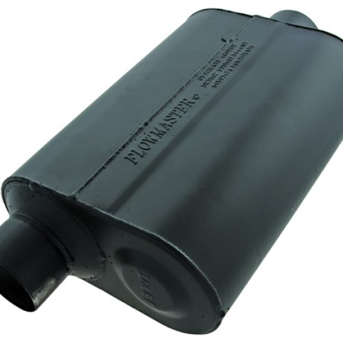 SUPER 40 SERIES MUFFLER 2.50″ OFFSET IN / CENTRE OUT