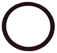 FUEL BOWL INLET FITTING GASKET2 PACK, 7/8