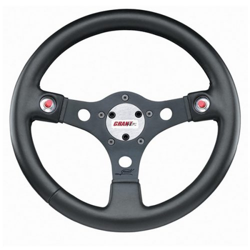 GRANT PERFORMANCE GT WHEEL 13 BLACK, 2 X HOLES FOR BUTTONS