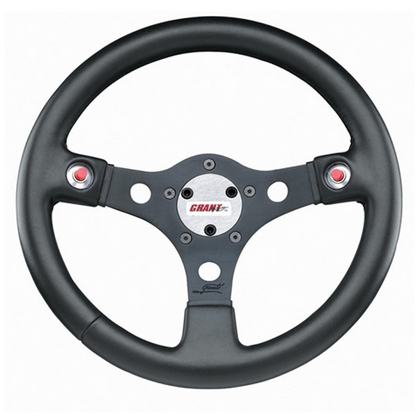 GRANT PERFORMANCE GT WHEEL 13 BLACK, 2 X HOLES FOR BUTTONS