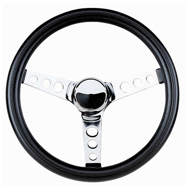 GRANT CLASSIC 11-1/2 DIA 3-1/2 DISH, BLK ROUND HOLE