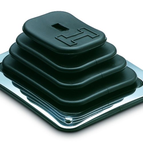 SHIFTER BOOT & PLATE          5-1/4 x 6-1/2