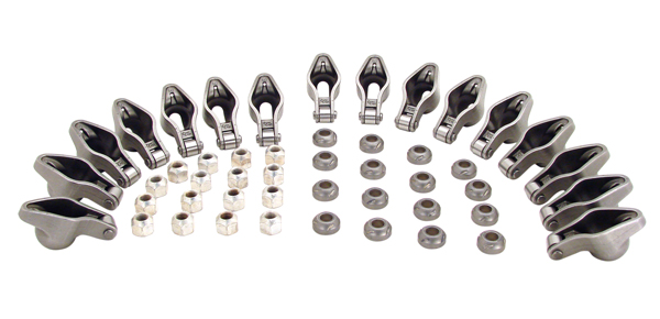 MAGNUM ROLLER TIP ROCKERS, SBFNON RAIL, 1.60:1, 3/8" STUD