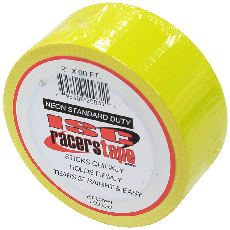 NEON STANDARD DUTY TAPE YELLOW2" WIDE X 90FT ROLL