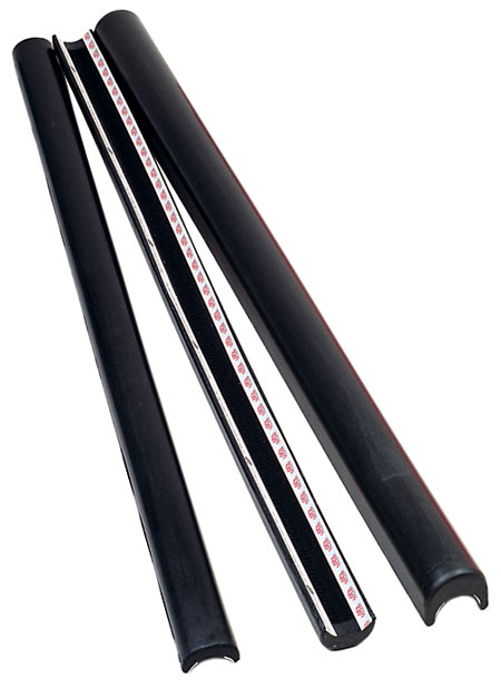 SFI ROLL BAR PADDING 5/8 THICKFIT 1 - 1-1/4 BARS 1M LONG BLK