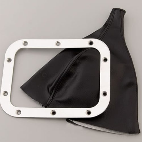 RECTANGULAR FLOOR MOUNT SHIFTER BOOT WITH RING