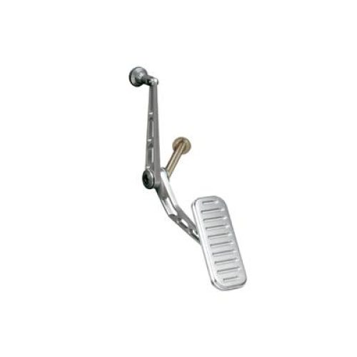 BILLET ALLOY GAS PEDAL 55-57  CHEV BALL MILLED