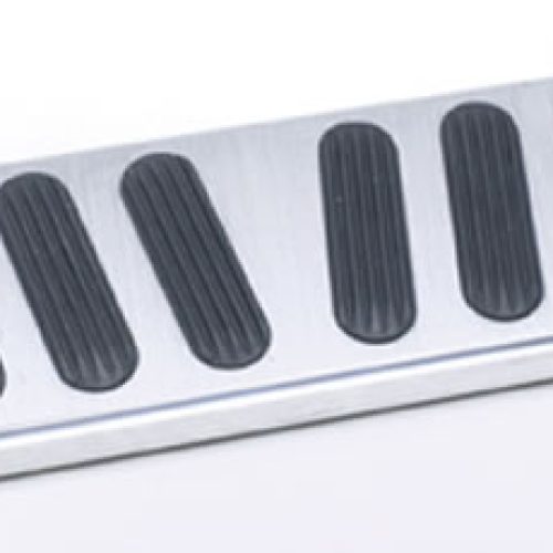 BILLET ALUM BRAKE PAD w/RUBBER67-69 CAMARO/ FIREBIRD