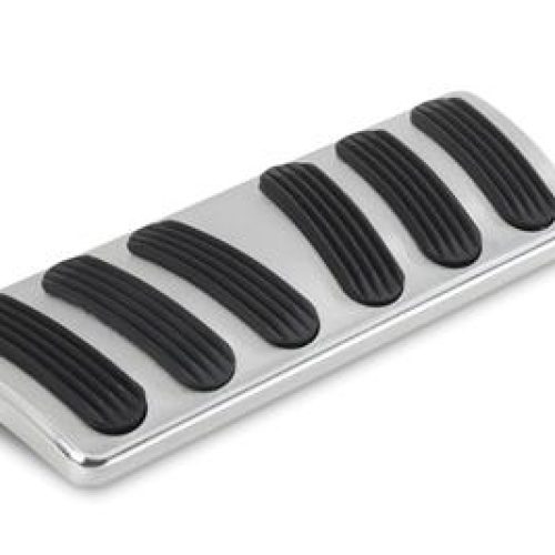 BILLET ALLOY BRAKE PAD CAMARO CURVED W/RUBBER AUTO