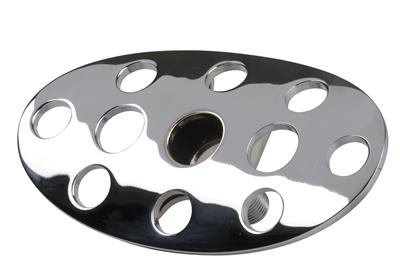 LAKESTER BRAKE PEDAL AUTO CHROME * STEEL- DRILLED