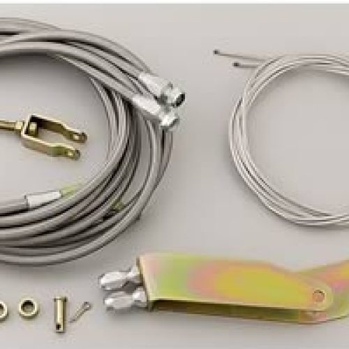 TRANS MOUNT HANDBRAKE CABLES  STAINLESS