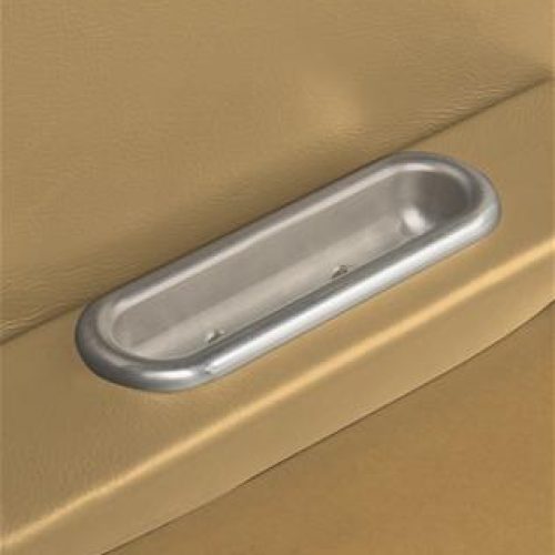 BRUSHED BILLET DOOR PULL      OVAL PAIR