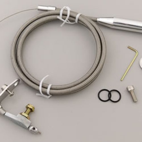 LOKAR KICKDOWN CABLES FOR 700RCHEV POLISHED KITS