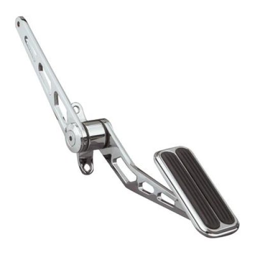 LOKAR SPRING LOADED CHROME    STEEL GAS PEDAL RUBBER INSERT