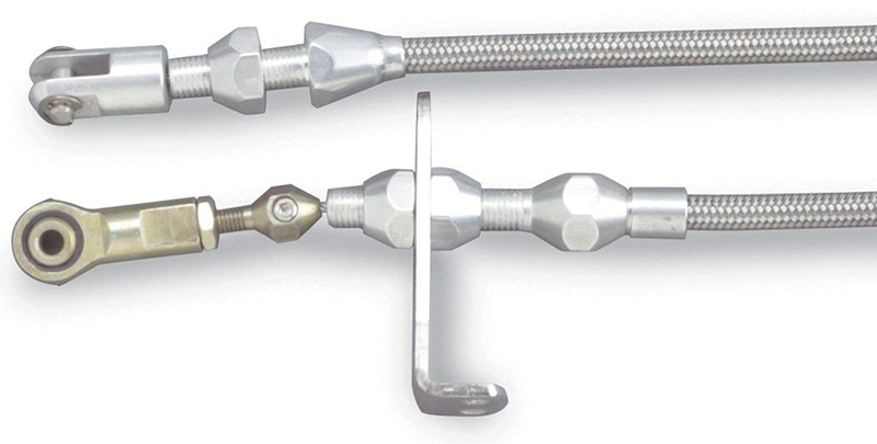 LOKAR THROTTLE CABLE STAINLESS24" FOR BLOWER APPLICATION