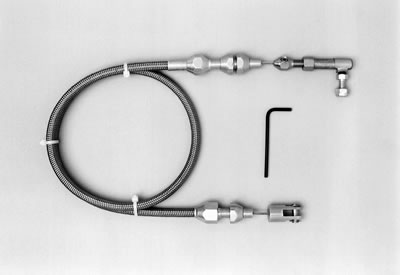 LOKAR THROTTLE CABLE STAINLESS36 LONG ALT# LK-TCP-1000HT36