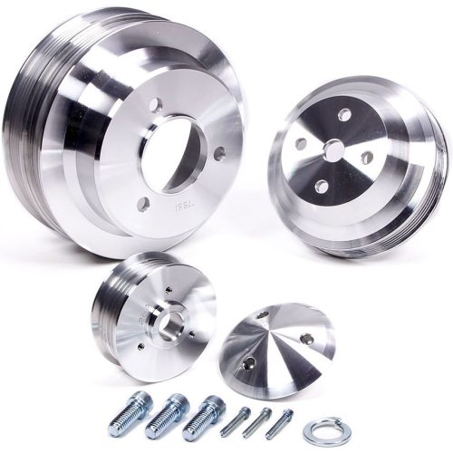 MARCH SB CHEV SERPENTINE KIT ****NOTES**** W/POWER STEER