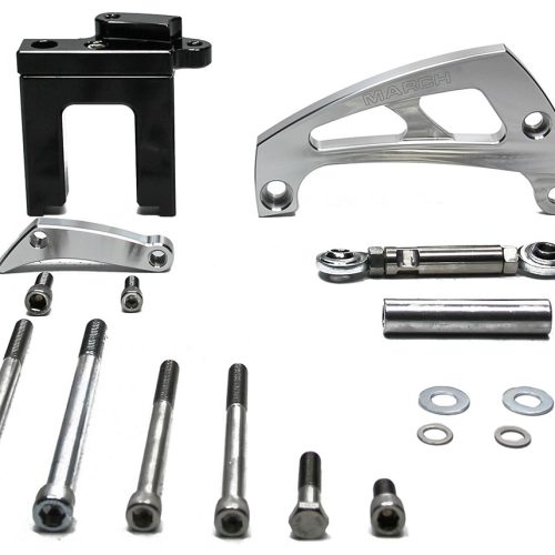 MARCH ALTERNATOR BRACKET      SUIT BBC CHEV WITH ELECT W/P