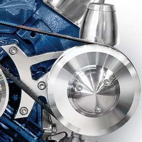 BILLET P/STEERING BRACKET KIT SERP 289-351W W/SAGINAW PUMP