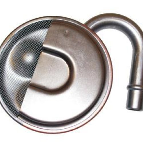 SBC 283-400 OIL PUMP PICK-UP  STOCK PAN, 5/8″ PRESS-IN