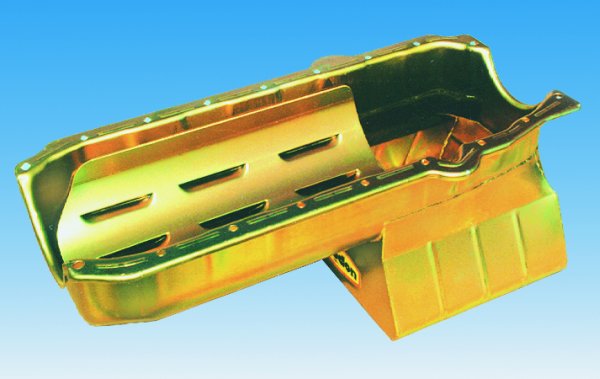 SB CHEV 350 OIL PAN SUMP L/HAND DIPSTICK SUIT 4" STROKE