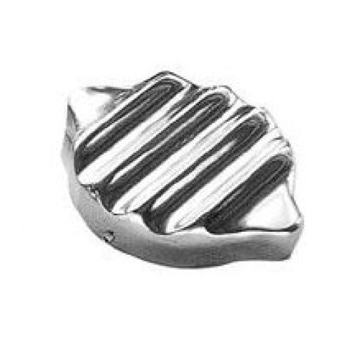 MOON FINNED RADIATOR CAP COVERFINNED CAST ALUMINIUM POLISHED
