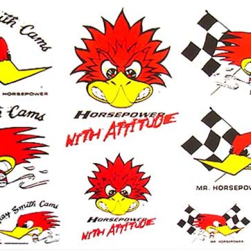 CLAY SMITH ASSOR STICKER SHEETMR HORSEPOWER ASSORTED PACK