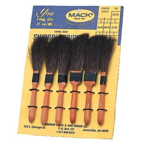 MOON MACK BRUSH SERIES20 KIT 6 BRUSHES-1 PINSTRIPE SET