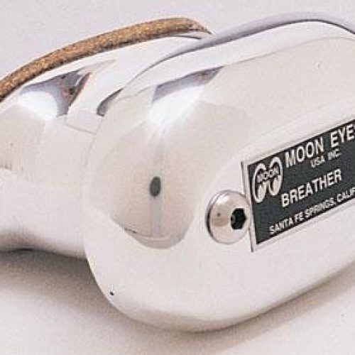 MOON LOW BOY BREATHER -ALUM POLISHED EA- STRAIGHT