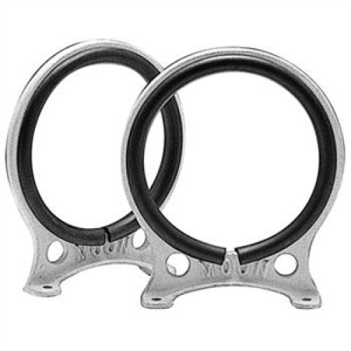 MOON CAST ALUM TANK BRKTS PR C/W RUBBER INSULATION