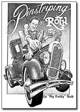 ED ROTH HOW TO BOOKPINSTRIPIN PINSTRIPING BY ED ROTH