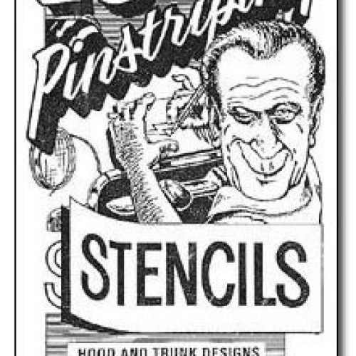 ED ROTH HOWTO BOOK20 STENCILS 20 PINSTRIPING STENCILS
