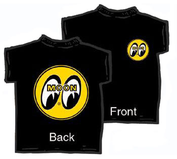 MOONEYES ORIGINAL BLK T SHIRT LARGE