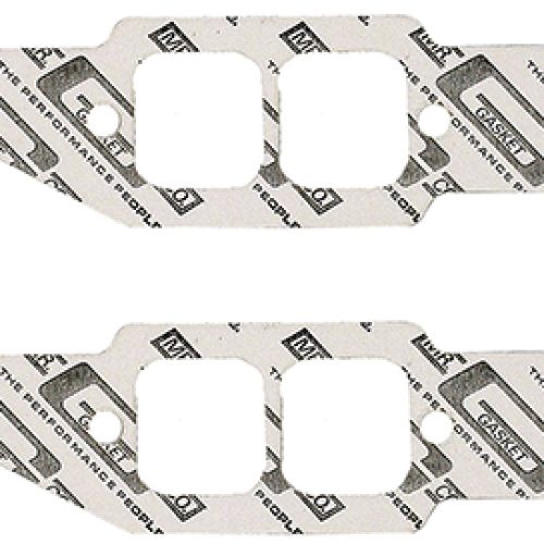 SB CHEV EXHAUST GASKET SET    STANDARD PORT. 1.45″  x 1.55″