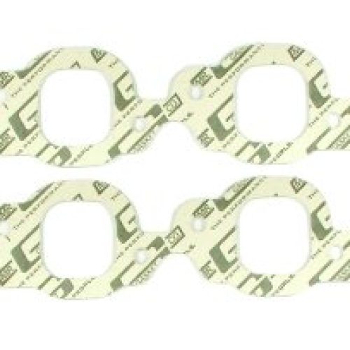 BB CHEV EXHAUST GASKET SET    SQUARE PORT. 1.85″ x 1.90″