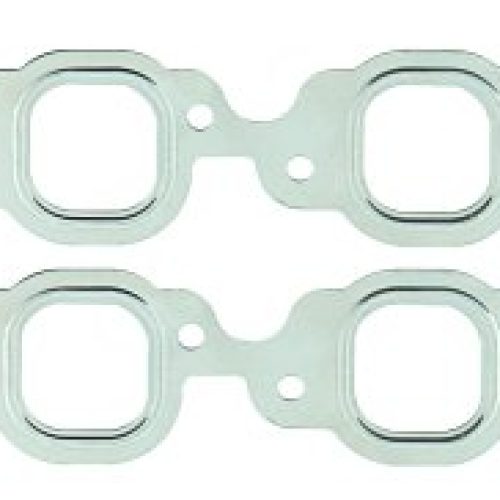 MLS EXHAUST HEADER GASKETS    BBC SQUARE PORT 1.85 x 1.9
