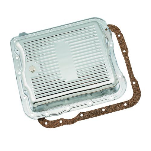 CHROME TURBO TRANS PAN STD    FITS GM TH700R4 4L60 4L60E
